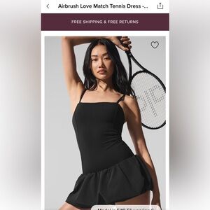 ALO Yoga Black Mini Dress